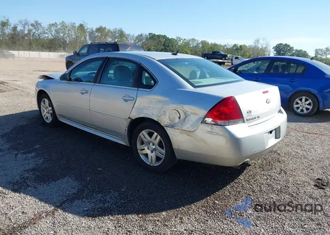 2012 Chevrolet Impala Lt из США, поврежденный, VIN 2G1WG5E34C1252793